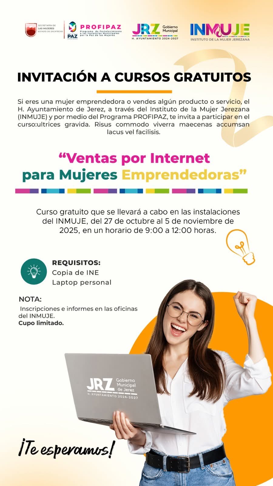 Ofrece DIF Jerez talleres gratuitos de capacitación laboral para ...